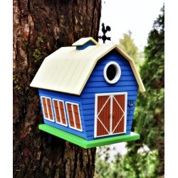 nichoir grange de ferme pour oiseaux
